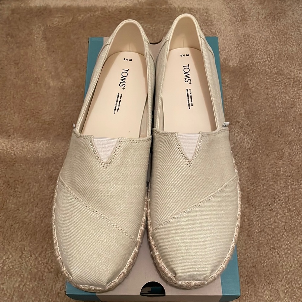 Toms platform rope shoes